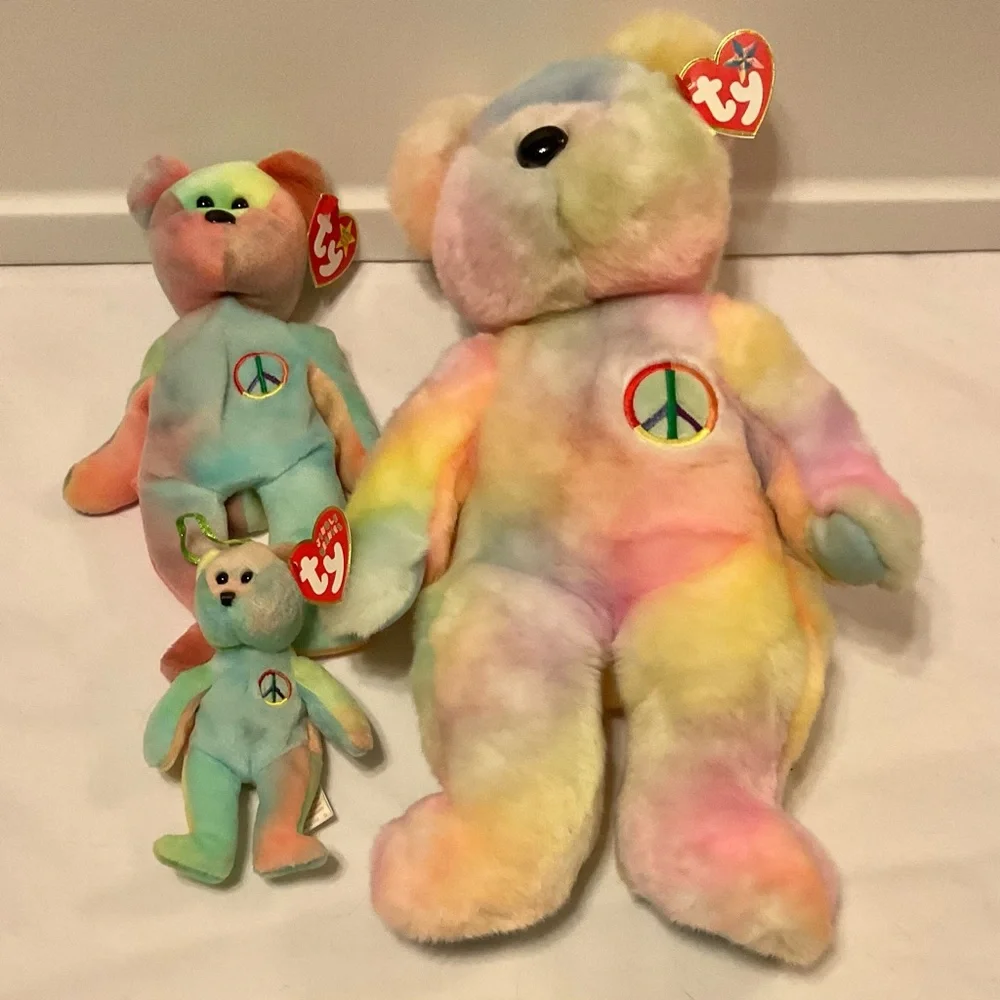Ty Peace buddy, beanie & jingle set